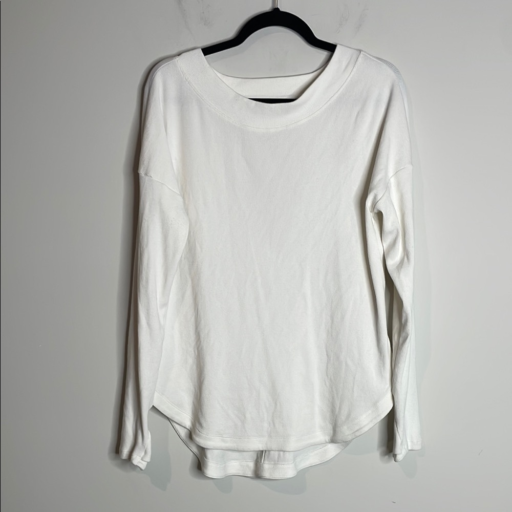 Athleta | Open Back Presence Sweatshirt Size Medium - Picture 2 of 7